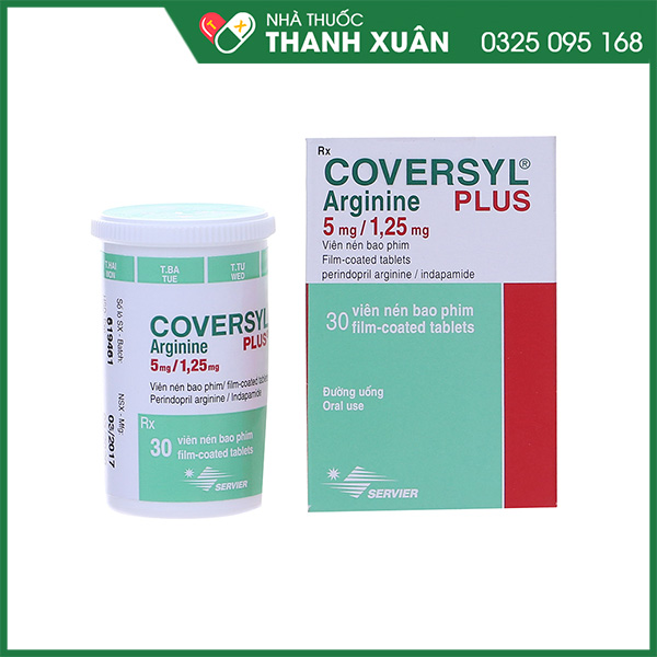 Coversyl Plus - Thuốc điều trị tăng huyết áp